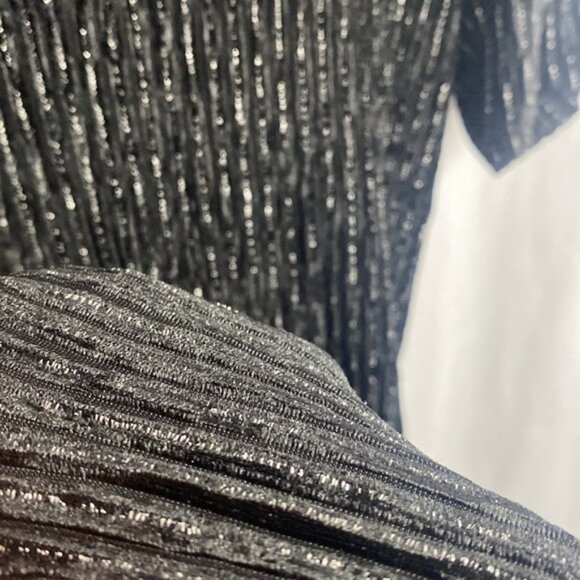 Tommy Hilfiger Black Faux Leather Gray Wool Like Tall Riding Buckle Boots  9 5 - Picture 7 of 14